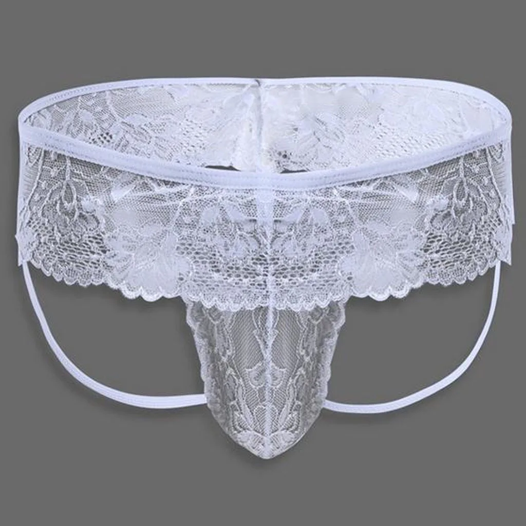 Men’s erotic underwear, seductive and passionate lace men’s erotic underwear for nightclub stage performances, foreign trade.