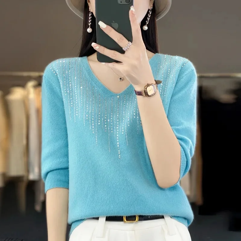 【MUCENT】DARIA STRIPE SLIM FIT COLLAR HALF T★韓国人気★ AMBIDEX Store ○make haste slowly 配色ラグランTシャツ(F