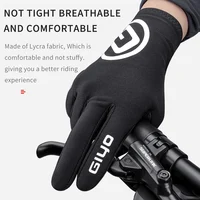 GIYO Winter Gloves Riding Long Finger Autumn For Road MTB Bike Touch Screen Thickened Riding Motorcycle Electric Vehicle Gloves 2