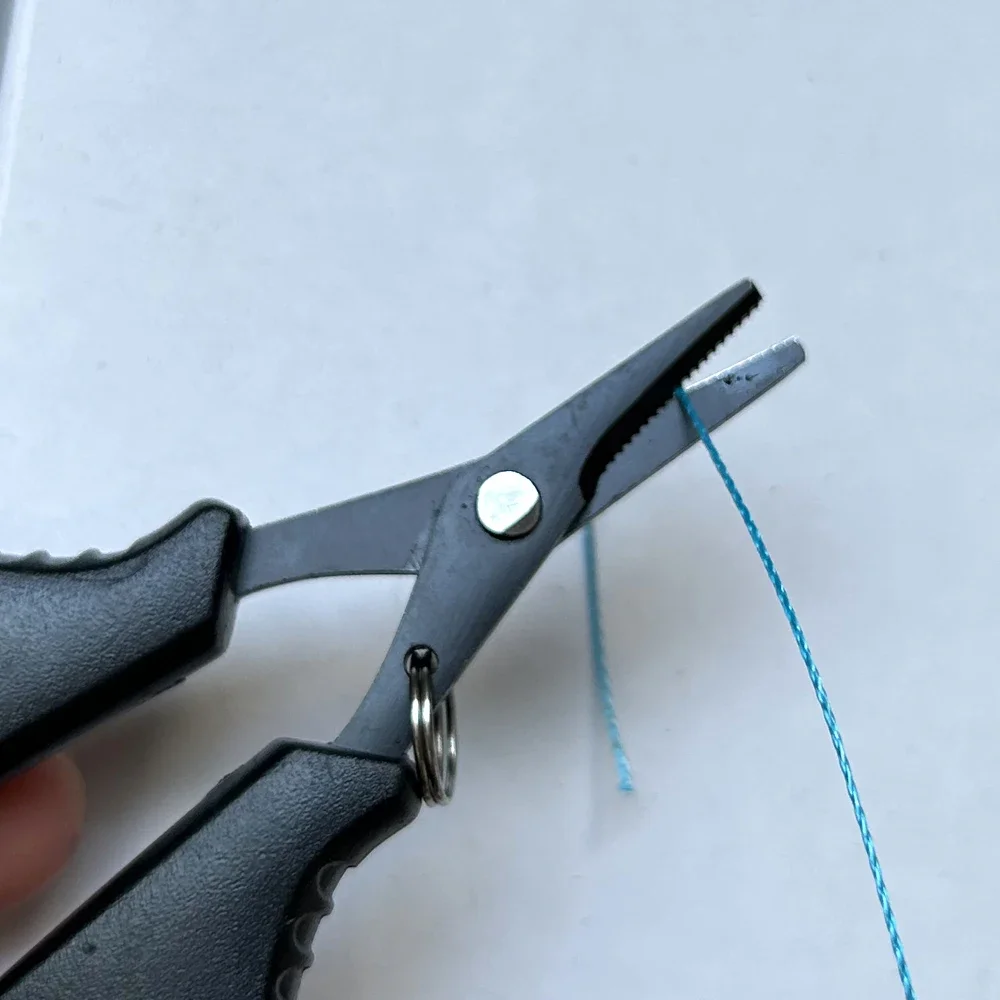 Titanium coating stainless steel fishing scissor plier cut PE braid line cutter plies carp fishing tools accessories fishing tools