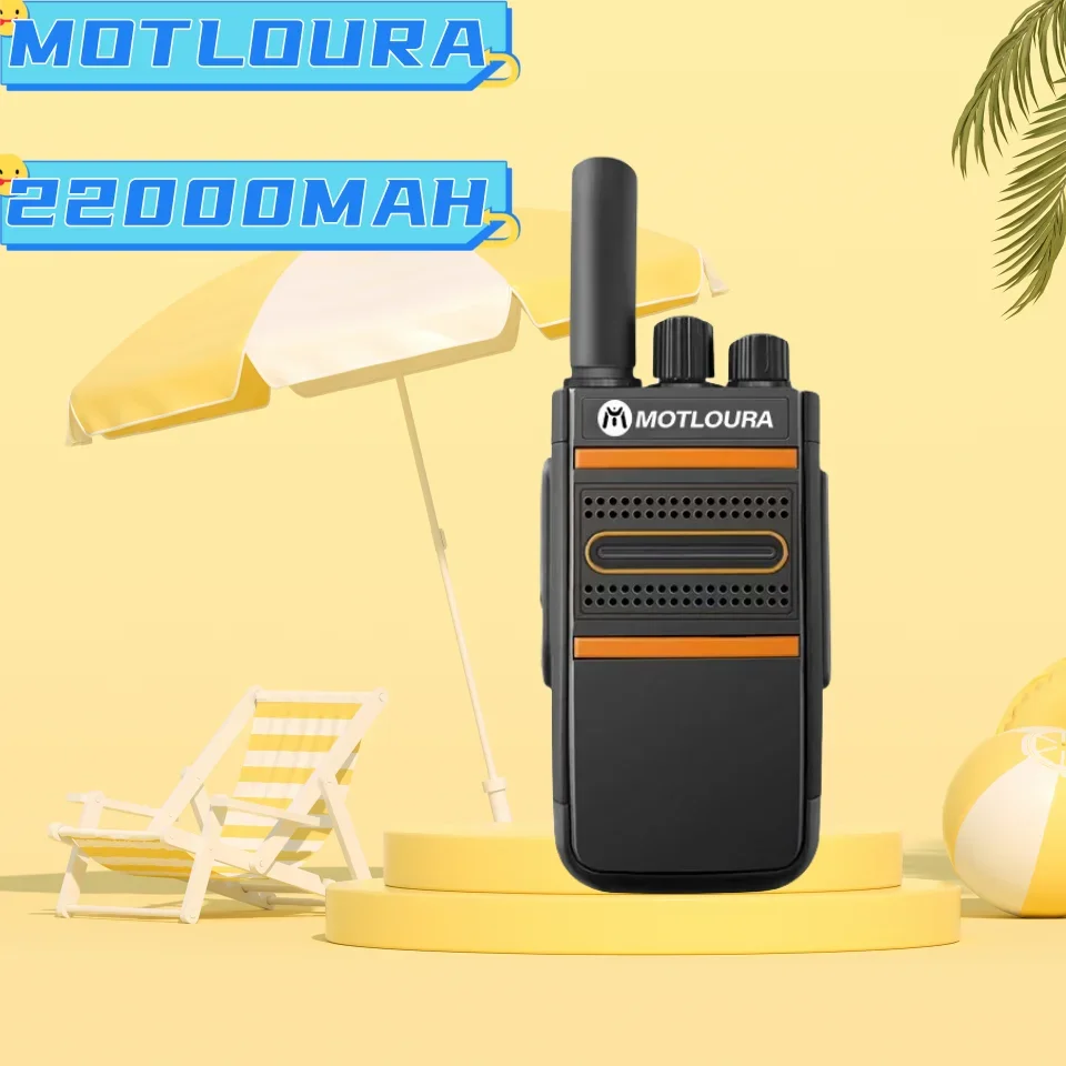 MOTLOURA-XIR339 Wireless high-power walkie-talkie Small, handheld, civilian, for outdoor, construction sites, self-driving tours