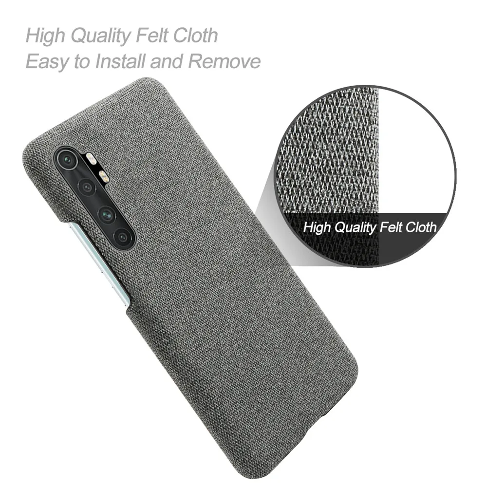 Custodia In Tessuto Ultra Sottile Antiscivolo Per Xiaomi Mi Note 10 Lite Cover Per Telefono Per Mi Note 10 Lite Custodia Per Xiaomi Mi Note 10 Lite