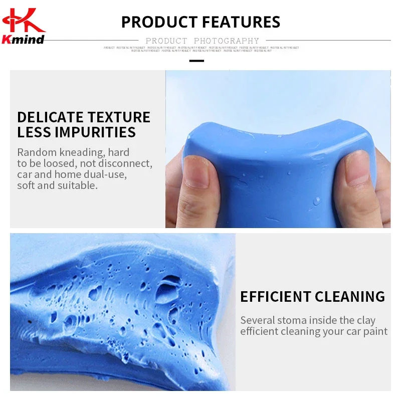 KMIND Clay Bar Detailing Auto Car Clean Wash Cleaner Sludge Mud Remove 100g Car Cleaning Accessories