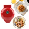 Portable Breakfast Bubble Quiche Oven with Pan and Molds Mini Electric Nonstick Waffle Maker - - Compact Quiche Maker 2