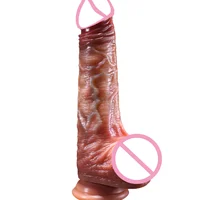 Super Realistischer Dildo Für Weibliche Masturbation Haut Schiebe Vorhaut Dick Penetration Anal Großen Penis Sexy Erwachsene Sex Spielzeug Für Frauen 2