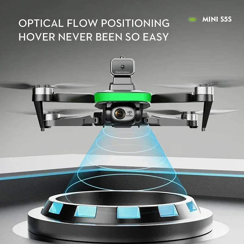 Mini S5S drone quadcopter 8K professional dual camera obstacle avoidance optical flow brushless motor RC drone foldable