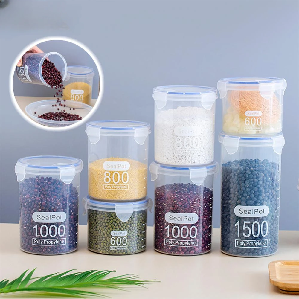 Food Storage Kitchen Container  Transparent Food Container Box - Storage  Box Cover - Aliexpress