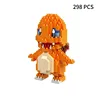 Building Blocks Assembly Anime Picachu Charizard Doll Blastoise Bulbasaur Gengar Bricks Figures Toy for Kid Gift 2