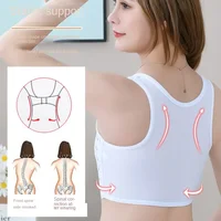 Classeur de poitrine plat Tomboy sous-vêtements lesbiens femmes sans couture été gilet court débardeur Shaper Bustier Shpaer gilet 3