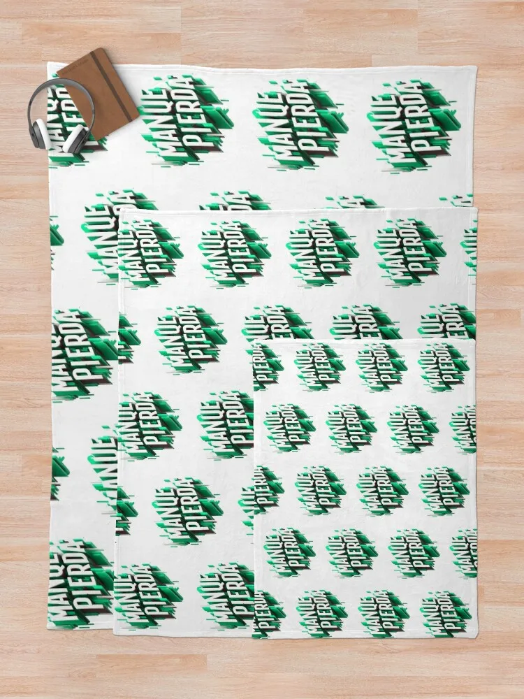 Betis Manquepierda - Design per ventagli Betis, bambini, adolescenti, adulti coperta da tiro coperta di lusso St coperta singola coperta di flanella