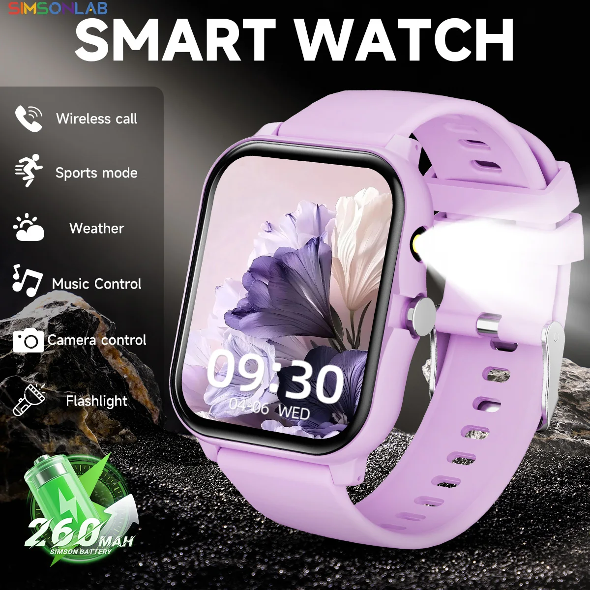 2026 New Men Ladies Smart Watch Bluetooth Talk 1.83 inch HD Display Social Notifications Music Control for Android IOS  iPhone 1