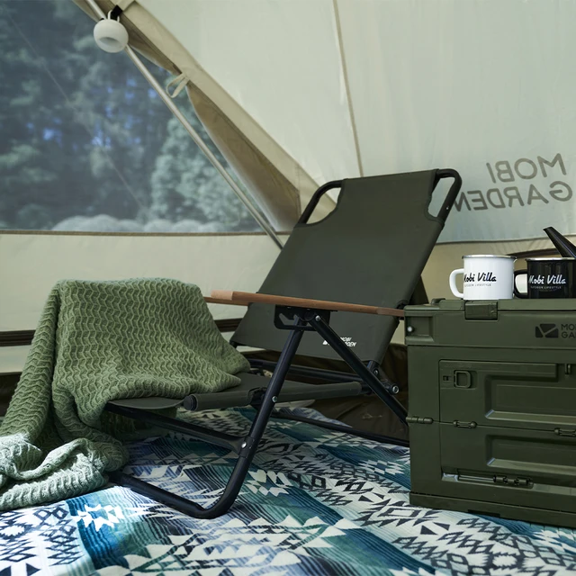 편안하고 휴대가 간편하며 내구성 있는 캠핑 리클라이너 의자