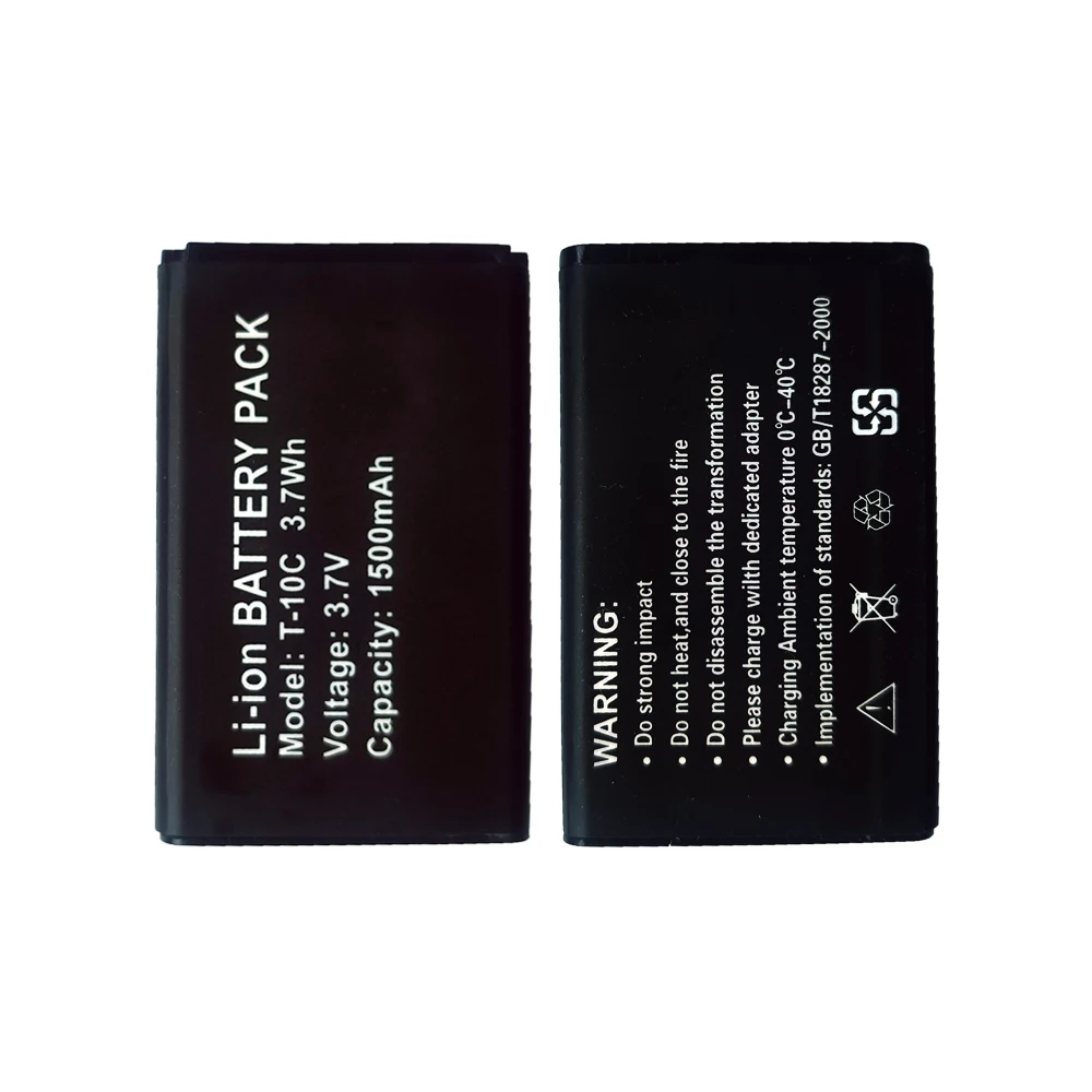 BAOFENG BF-T1 Mini Walkie Talkie Battery 3.7V 1500mAh Rechargerable Li-ion Battery T1 Two Way Radio Accessory 3