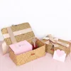 Seagrass Hand-woven Bow Storage Baskets Wicker Rattan Basket  with Lid Organizer for Desktop Sundaries Home Decoration 5
