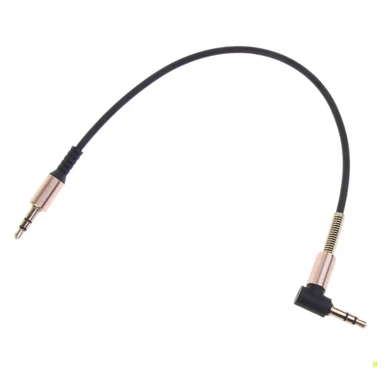 Cavo TOSLINK 2 Cavi Audio Ad Angolo 90 Gradi, Jack 3.5mm Maschio-maschio - Per Cuffie, Ingresso/uscita Audio Cavo Aux Angolato