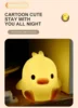 Creative LED Yellow Duck Desktop Desk Lamp with Soft Light and Atmosphere Bedroom Bedhead Night Light Mini Sleep Light 5