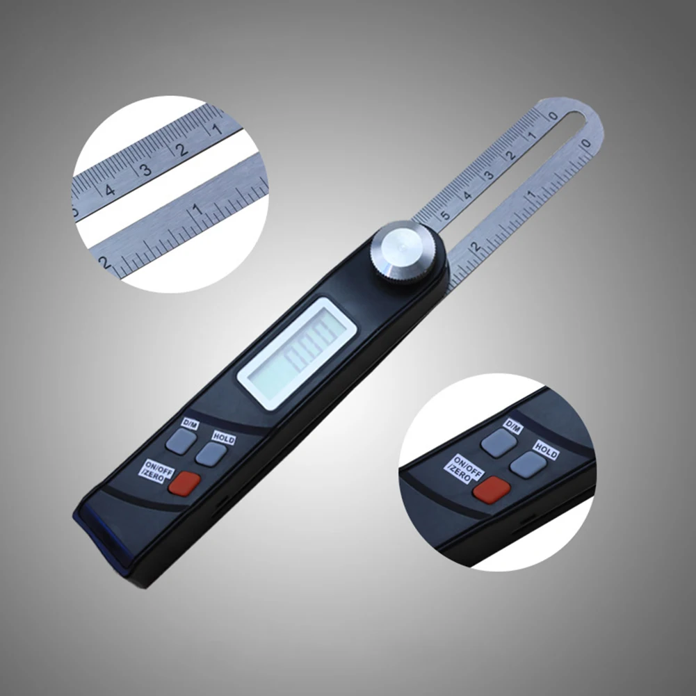 Digital Angle Ruler Stainless Steel Digital Protractor Gauge T Bevel Degree Electronic Level Woodworking Measurement Tool 2