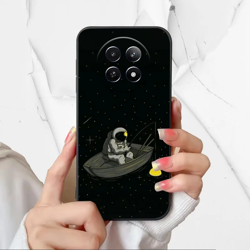 Astronaut Fashion Soft Silicone Phone Case - TPU Protective Shell Cover