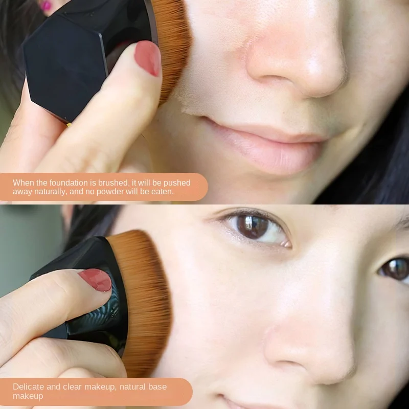 New Magic Beauty Makeup Brush Liquid Foundation Bb Cream No Trace Soft Fiber Hair Easy To Carry Girls Beauty Tools