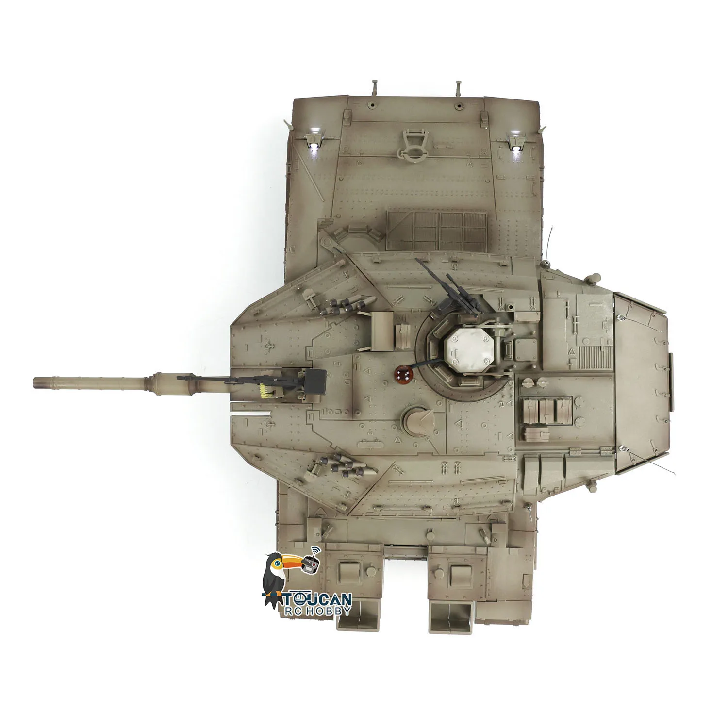 RC Tank 1/16 IDF Merkava MK IV 3958 Heng Long HL 360° Turret Rotary Upgrade Edition TH22647 3