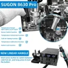 2024 SUGON 8630Pro 1300W Hot Air Gun Digital Display BGA Rework Curved Nozzle Welding Repair Desoldering Station 3