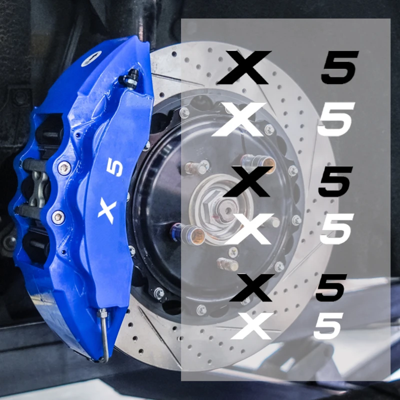 Car Sticker Caliper Cover Refitted Decals for Bmw X5 F15 F85 E70 E53 M