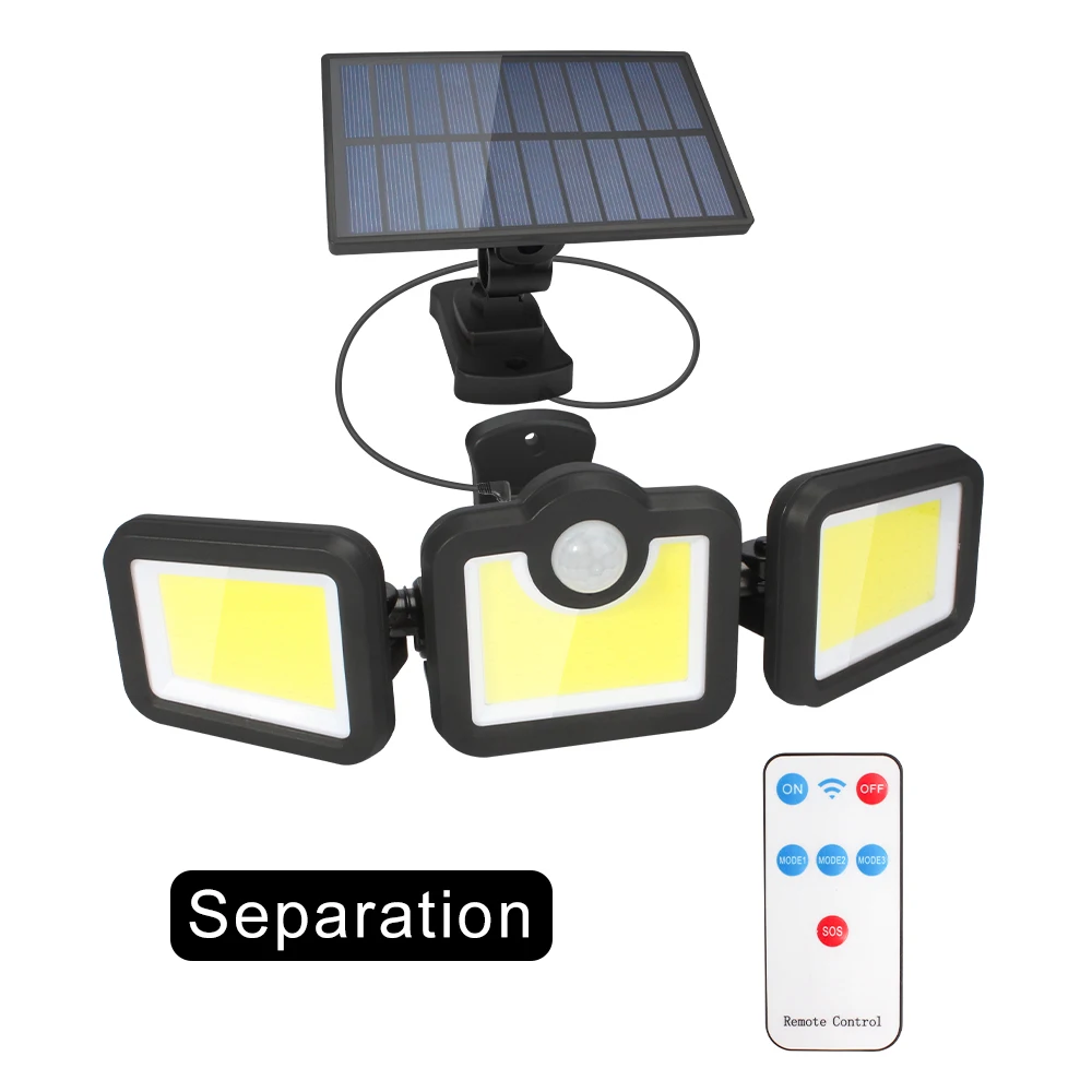 solar security light with motion sensor Solar Motion Sensor Lights LED Garden Security Lamp 171COB Street Light IP65 Waterproof with Remote Control 3 Modes for Patio cheap solar lights Solar Lamps