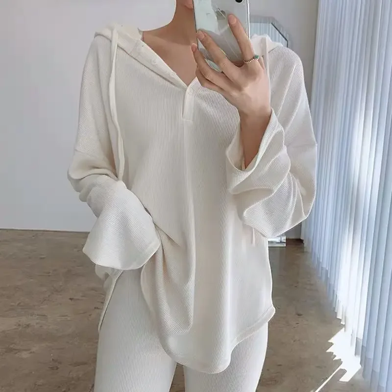 Sports Long-sleeved T-shirt for Women Autumn Winter White Bottoming Shirt New Solid Color Gym Running Clothing Hooded Top