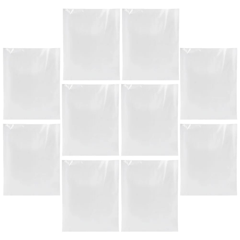 

10 Pcs Quilt Storage Bag Bedding Pouch Clear Suitcase Bags Extra Large Plastic Comforter Household Clothes