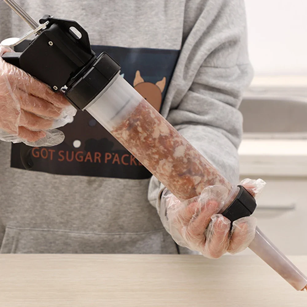 Sausage Maker Sausage Stuffer Jerky Gun Manaul Meat Syringe Home Made Homemade Tool Small Tool Filler