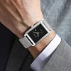 Minimalist Men Fashion Ultra Thin Watches Simple Men Business Stainless Steel Mesh Belt Quartz Watch Leisure Men Watch 4