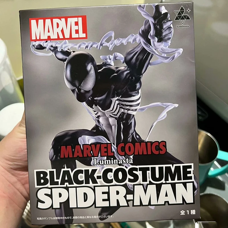 thumbnail image 1 of Nuevas figuras de Spiderman de Marvel Comics, figuras de Spider Man con traje de batalla simbiótico, colecciones de figuras de acción, muñecos modelo, juguetes, regalos de Navidad para niños, 1 of 4