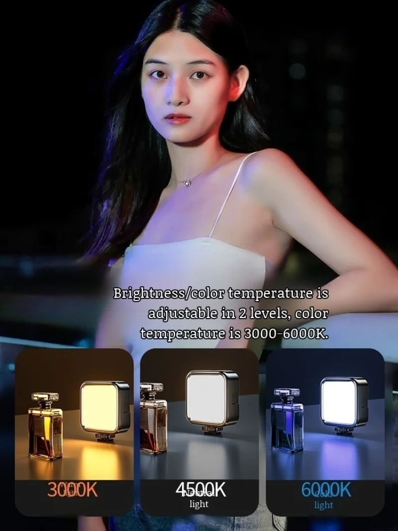 휴대 전화 휴대용 셀카 필 라이트, 미니 휴대용 뷰티 LED 라이트, 포켓 DSLR 사진 필 라이트
