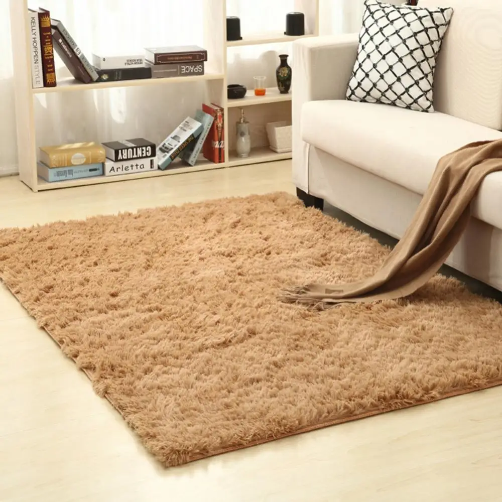 3 Sizes Shaggy Tie-dye Carpet Living Room Bedroom Rug Floor Mat Plush Floor Fluffy Mats Room Faux Fur Silky Area Rugs Home Decor 4