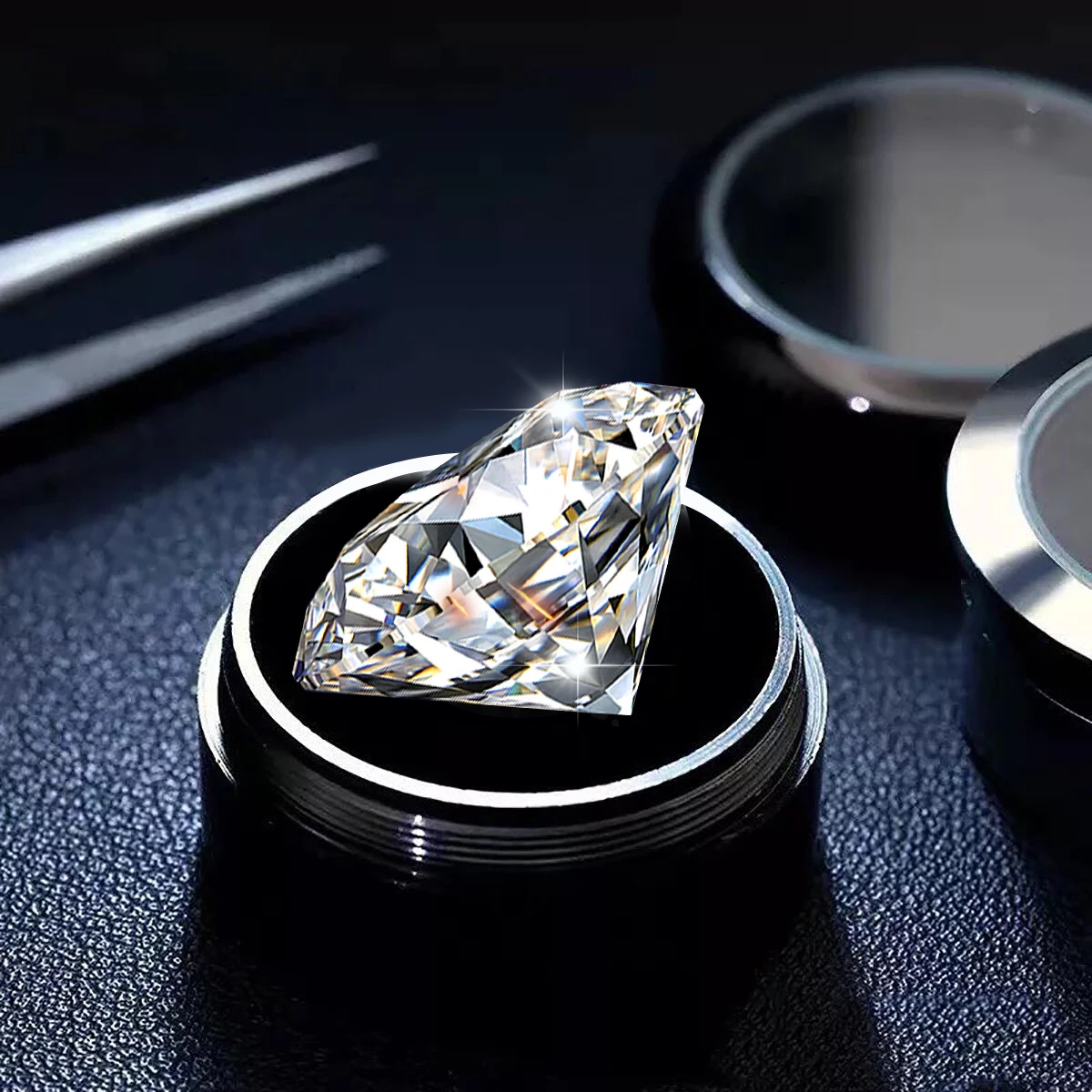 Free Shipping Items 0.1 To 10ct D Color VVS1 Moissanite Diamonds Certified Pass Diamond Test Moissanita Stones Promo Loose Gems