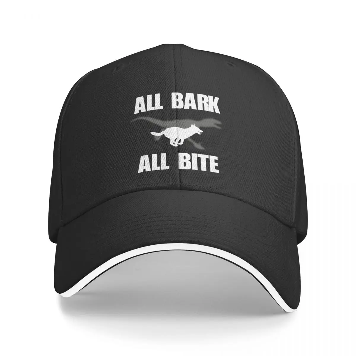 

New All Bark All Bite Maligator Maliraptor Dutch Shepherd Gift Baseball Cap Male Sports Caps Men Hat Women's