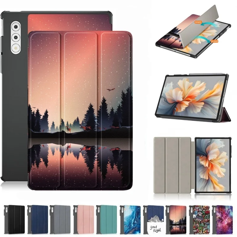 Premium Tri-Fold Case with Auto Wake Function for Lenovo Yoga Tab Plus 12.7 Tablet