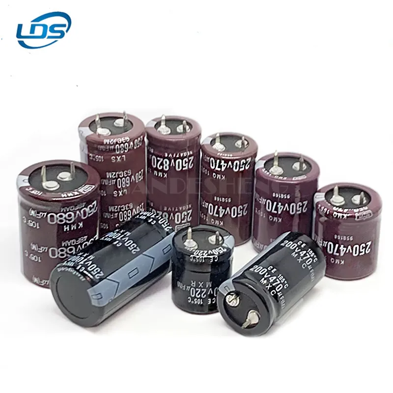 Condensatore, 22000UF 25V, Condensatori elettrolitici in alluminio, Condensatori terminali a scatto/vite, Qtà X 1 | LPR25V229M30X45