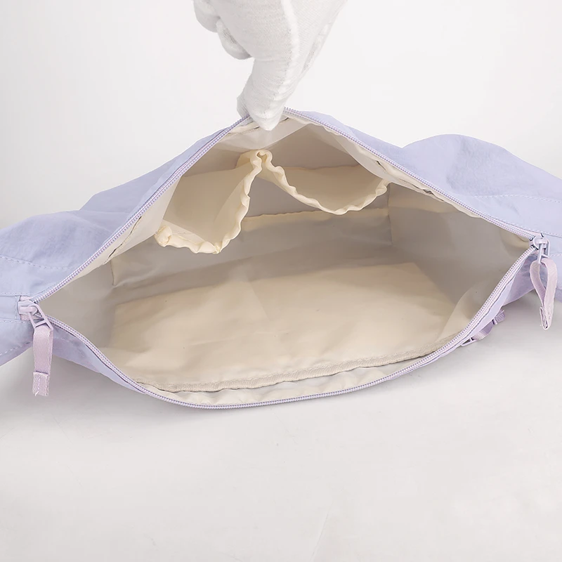 Fashionable large capacity crossbody bag - multifunctional solid color Korean style dumpling shoulder bag, suitable for casual o