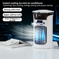 Ventilateur de climatisation portable USB Midea silencieux pour bureau, maison, camping, humidificateur, brumisateur, lampe de nuit, rafraîchisseur d'air 3