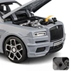 1:32 Rolls Royce Cullinan SUV Alloy Luxy Car Model Diecast Metal Toy Vehicles Car Model Sound and Light Simulation Children Gift 3