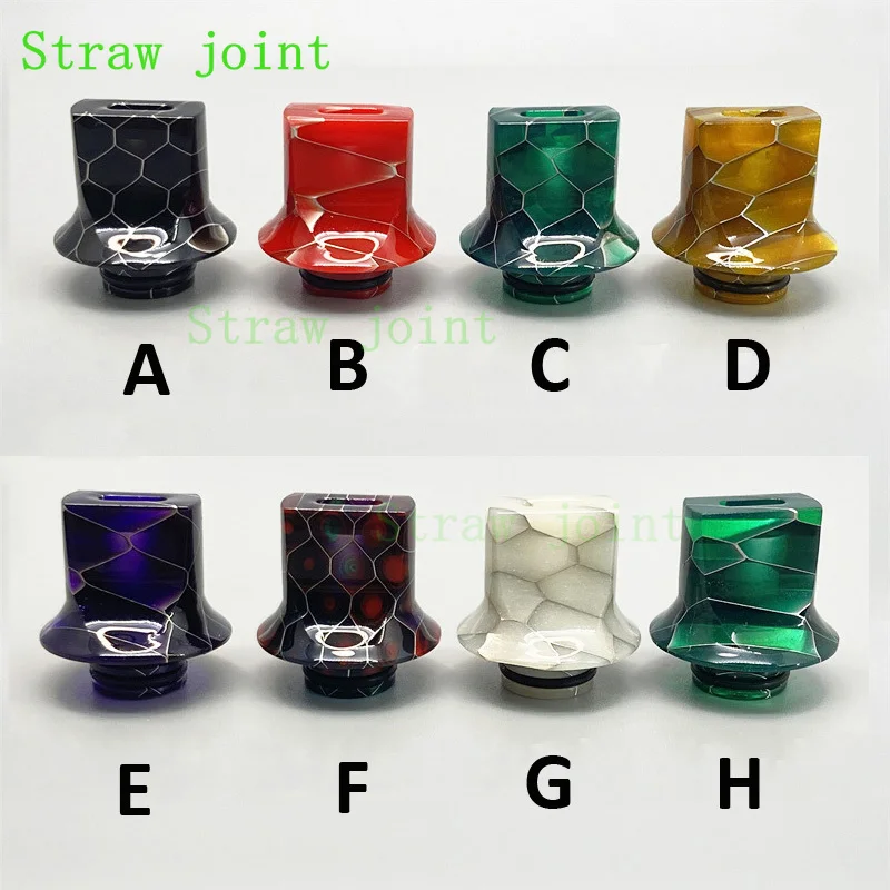

1pc 510 Flat Mouth Resin Straw Joint