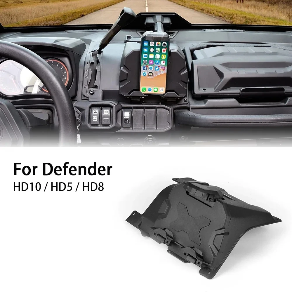 Supporto Per Telefono Gps Per Moto Utv Scatola Portaoggetti Per Organizer Per Tablet Elettronico Per Canam Defender Hd10 Hd8 Hd5 Max Hd10 Hd8 2016