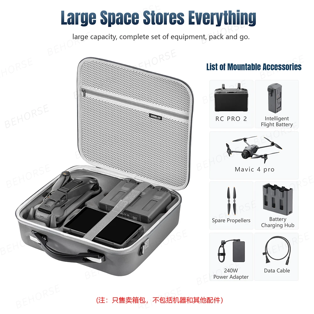 Sac De Rangement Pour DJI Mavic 4 Pro, Sac à Dos Grande Capacité Pour