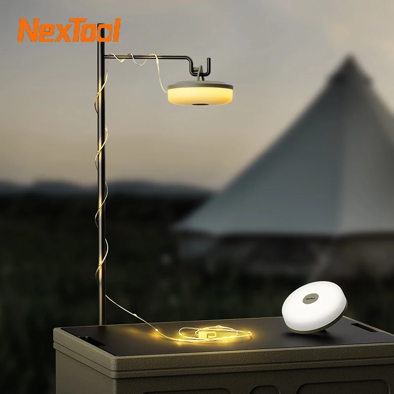 

Nextool Camping LED Light Strip Atmosphere Lamp Rechargeable Portable Flexible Strips Warm White Lamp for Tent Room Decoration