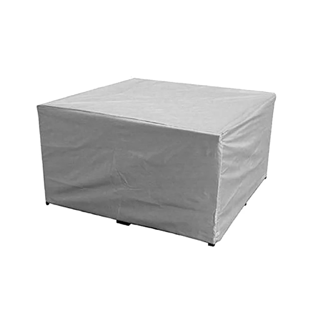 

Garden Waterproof Cover Chair Table Slipcover Water Resistant Polyester Patio Furniture Protector Courtyard Cover Silver (