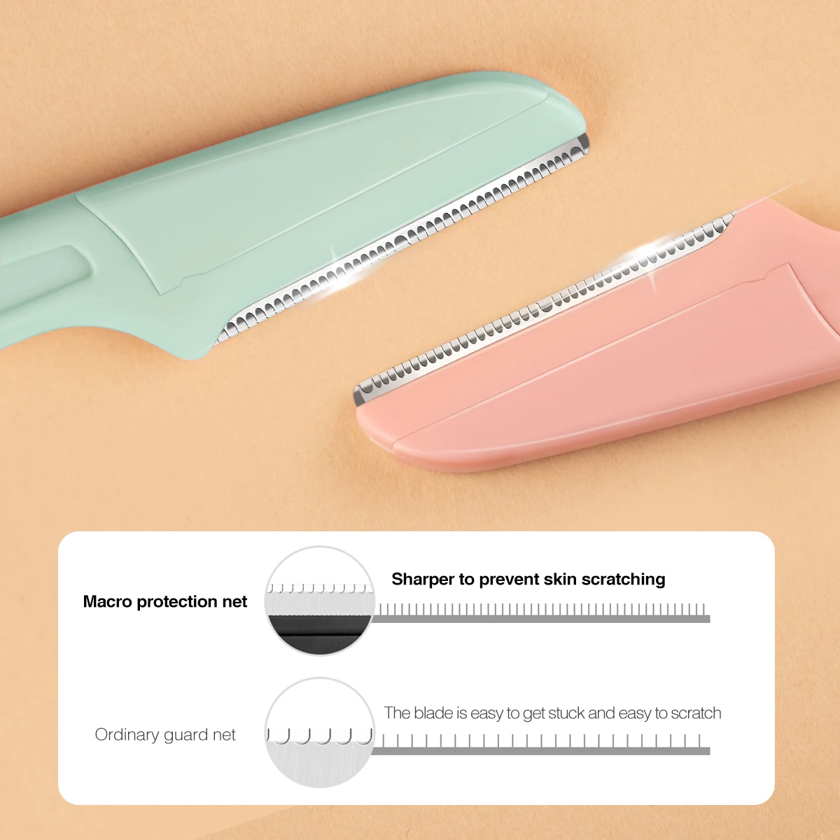 Eyebrow Trimmer Set Eyebrow Trimmer Makeup Knife Portable Blade