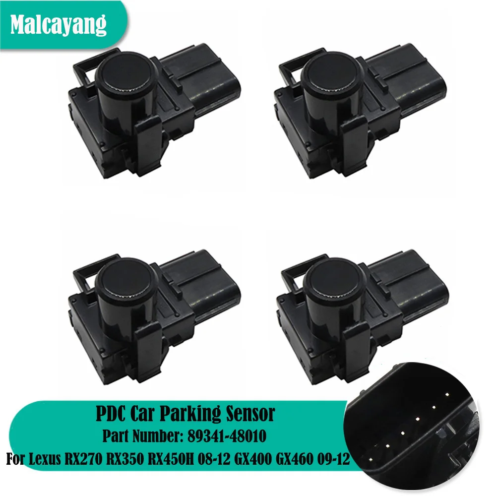 

Auto Parts 4PCS Bumper Backup PDC Parking Sensor For Lexus RX270 RX350 RX450H 2008-2012 GX400 GX460 2009-2012 89341-48010