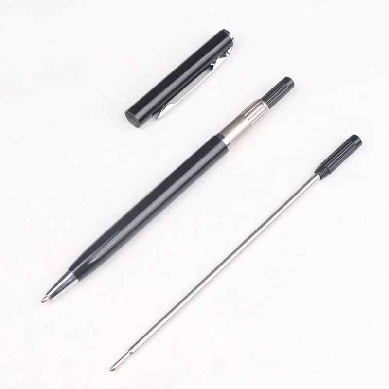 20pcs/lot 11.6cm Special Metal Pen Refills for Roll Ball Pen 0.5mm Ballpoint Pen Rod Signing Pen Refill Office School Stationery 5