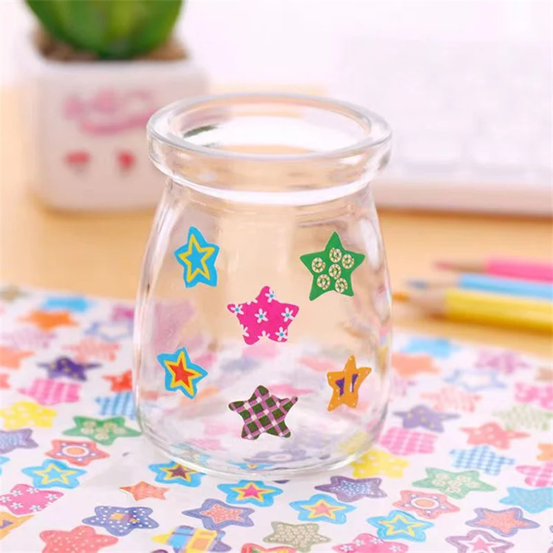 540-1600pcs Star Stickers for Kids School Reward Behavior Chart Children's Handmade Scrapbook Decoration Gift